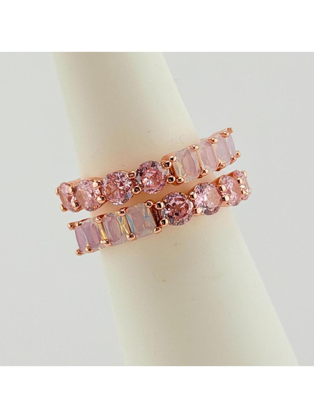 Bomb Party Ring Size 7 "It Was Always Meant To Be" White Opal on Rose Gold